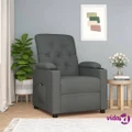 vidaXL Stand up Chair Dark Grey Fabric