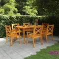 vidaXL Garden Table 160x90x75 cm Solid Wood Acacia