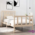 vidaXL Bed Frame Solid Wood 92x187 cm Single Size