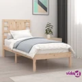vidaXL Bed Frame Solid Wood 92x187 cm Single Size