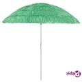 vidaXL Hawaii Beach Umbrella Green 240 cm