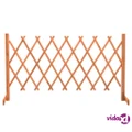 vidaXL Garden Trellis Fence Orange 150x80 cm Solid Firwood