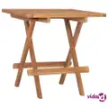 vidaXL Folding Garden Table 50x50x50 cm Solid Wood Teak
