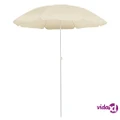vidaXL Outdoor Parasol with Steel Pole Sand 180 cm