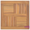 vidaXL Square Table Top 50x50x2.5 cm Solid Wood Teak