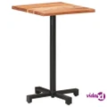 vidaXL Bistro Table with Live Edges 50x50x75 cm Solid Acacia Wood
