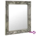 vidaXL Wall Mirror Baroque Style 50x60 cm Silver