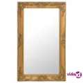 vidaXL Wall Mirror Baroque Style 50x80 cm Gold