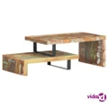 vidaXL 2 Piece Coffee Table Set Solid Reclaimed Wood