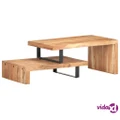 vidaXL 2 Piece Coffee Table Set Solid Acacia Wood