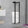 vidaXL Towel Rack Black 25x20x95 cm Iron