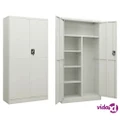 vidaXL Locker Cabinet Light Grey 90x40x180 cm Steel