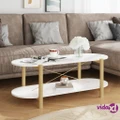 vidaXL Coffee Table White 110x48x40 cm Engineered Wood