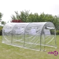 vidaXL Outdoor Greenhouse Walk-in Portable Gardening Plant Hot House Backyard