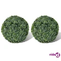 vidaXL Boxwood Ball Artificial Leaf Topiary Ball 27 cm 2 pcs