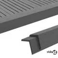 vidaXL 5 pcs Decking Angle Trims WPC 170 cm Grey