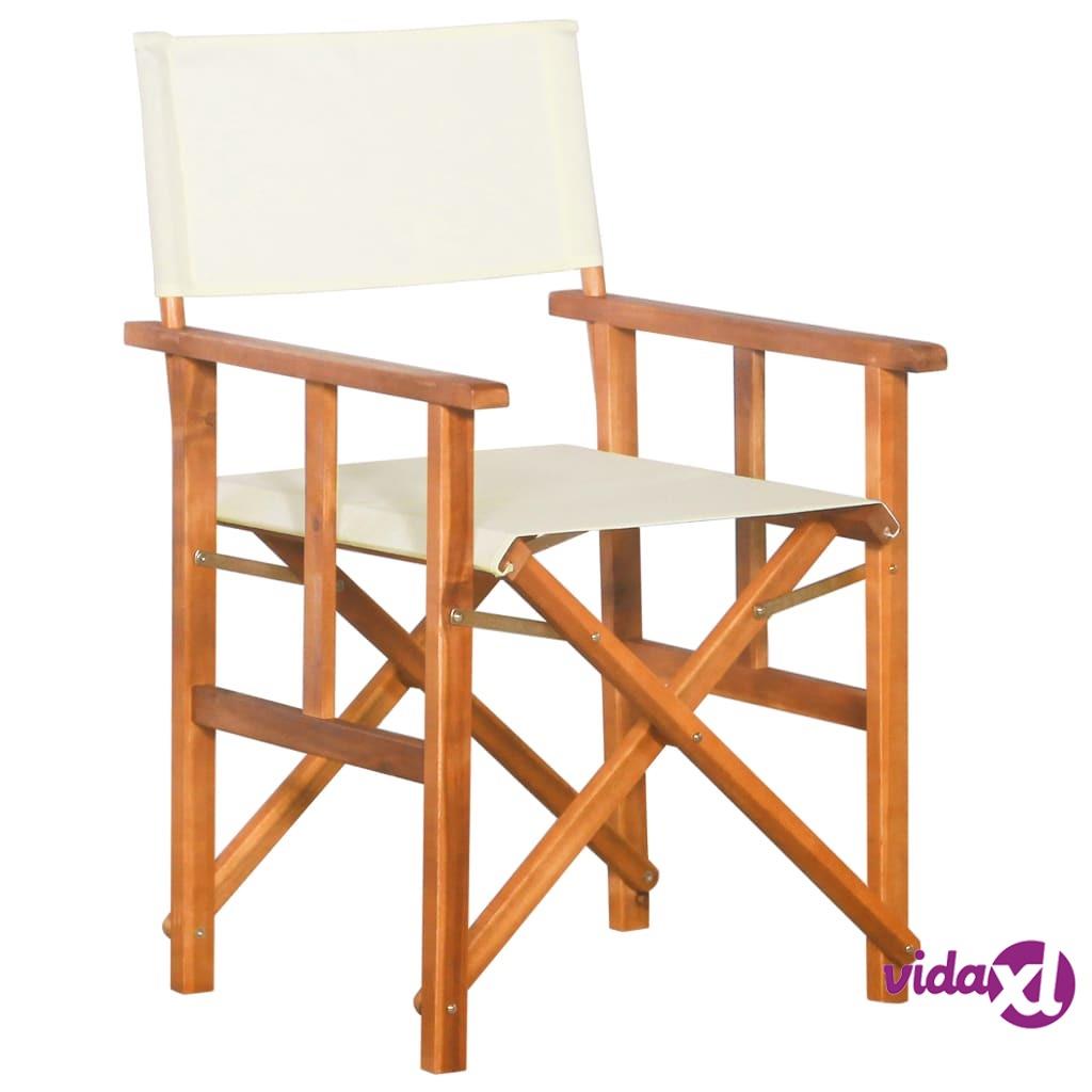 vidaXL Director's Chair Solid Acacia Wood