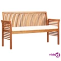 vidaXL 3-Seater Garden Bench with Cushion 150 cm Solid Acacia Wood