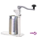 vidaXL Canned Food Can Opener Silver 70 cm Aluminum and Stainless Steel