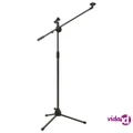 vidaXL Tripod Microphone Stand with Dual Clip Holder