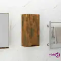 vidaXL Wall-mounted Bathroom Cabinet Smoked Oak 32x20x67 cm
