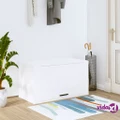 vidaXL Wall-mounted Shoe Cabinet White 70x35x38 cm Engineered Wood