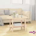 vidaXL Coffee Table 80x45x45 cm Solid Wood Pine