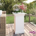 vidaXL Flower Stand White 40x40x60 cm Solid Wood Pine