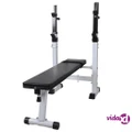 vidaXL Fitness Workout Bench Straight Weight Bench