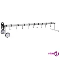 vidaXL Pool Cover Roller with Stainless Steel Base