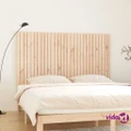 vidaXL Wall Headboard 185x3x110 cm Solid Wood Pine