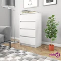 vidaXL Sideboard White 60x35x98.5 cm Engineered Wood