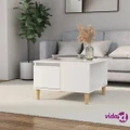 vidaXL Coffee Table High Gloss White 55x55x36.5 cm Engineered Wood