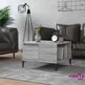 vidaXL Coffee Table Grey Sonoma 55x55x36.5 cm Engineered Wood