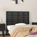 vidaXL Wall Headboard Black 96x3x63 cm Solid Wood Pine