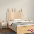 vidaXL Wall Headboard 95.5x3x80 cm Solid Wood Pine