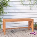 vidaXL Garden Bench 110 cm Solid Wood Eucalyptus