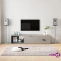 vidaXL Speaker Stands 2 pcs Silver Tempered Glass 1 Pillar Design