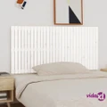 vidaXL Wall Headboard White 185x3x90 cm Solid Wood Pine