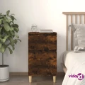 vidaXL Bedside Cabinet Smoked Oak 40x35x70 cm