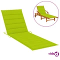 vidaXL Sun Lounger Cushion Bright Green 200x50x3cm Oxford Fabric