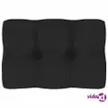 vidaXL Pallet Cushion Black 60x40x12 cm Fabric