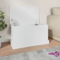 vidaXL Storage Box White 70x40x38 cm Engineered Wood