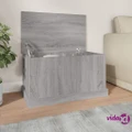 vidaXL Storage Box Grey Sonoma 70x40x38 cm Engineered Wood