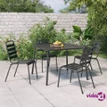vidaXL Garden Table Anthracite 100x100x71 cm Steel