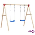 vidaXL Swing Seats with Ropes 2 pcs Blue 38x16 cm Polyethene