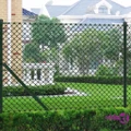 vidaXL Chain Link Fence with Posts Steel 0.8x15 m Green