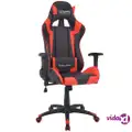 vidaXL Reclining Office Racing Chair Artificial Leather Red