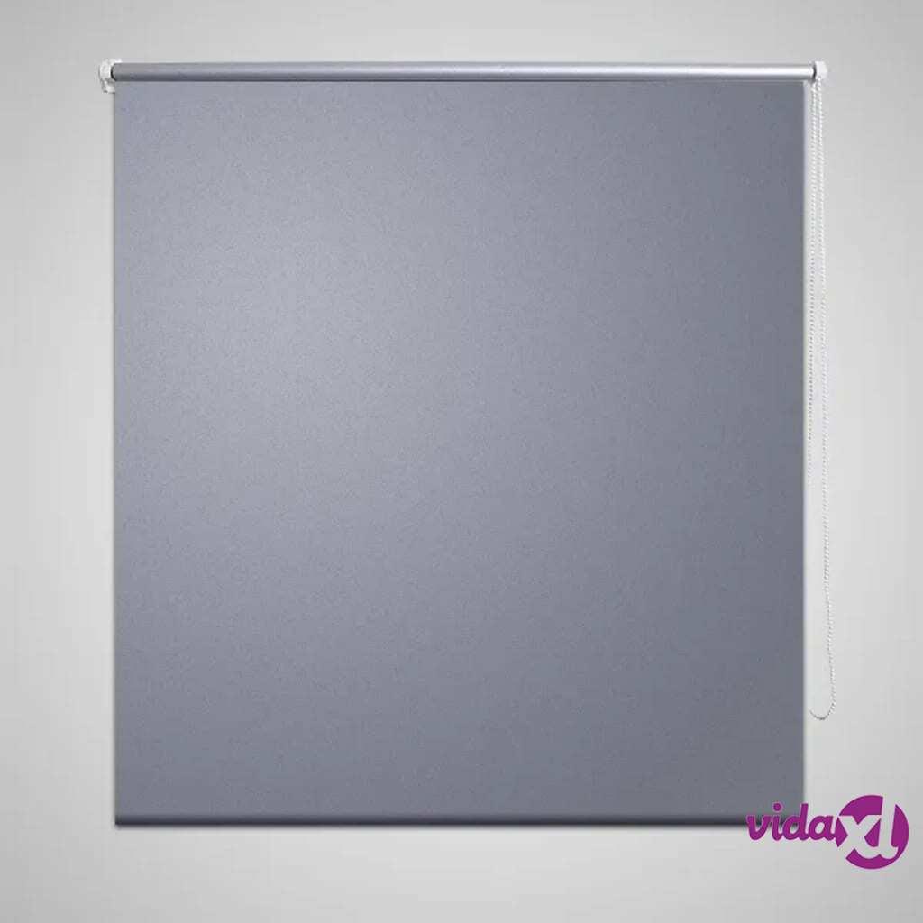 vidaXL Roller blind blackout 160 x 230 cm grey