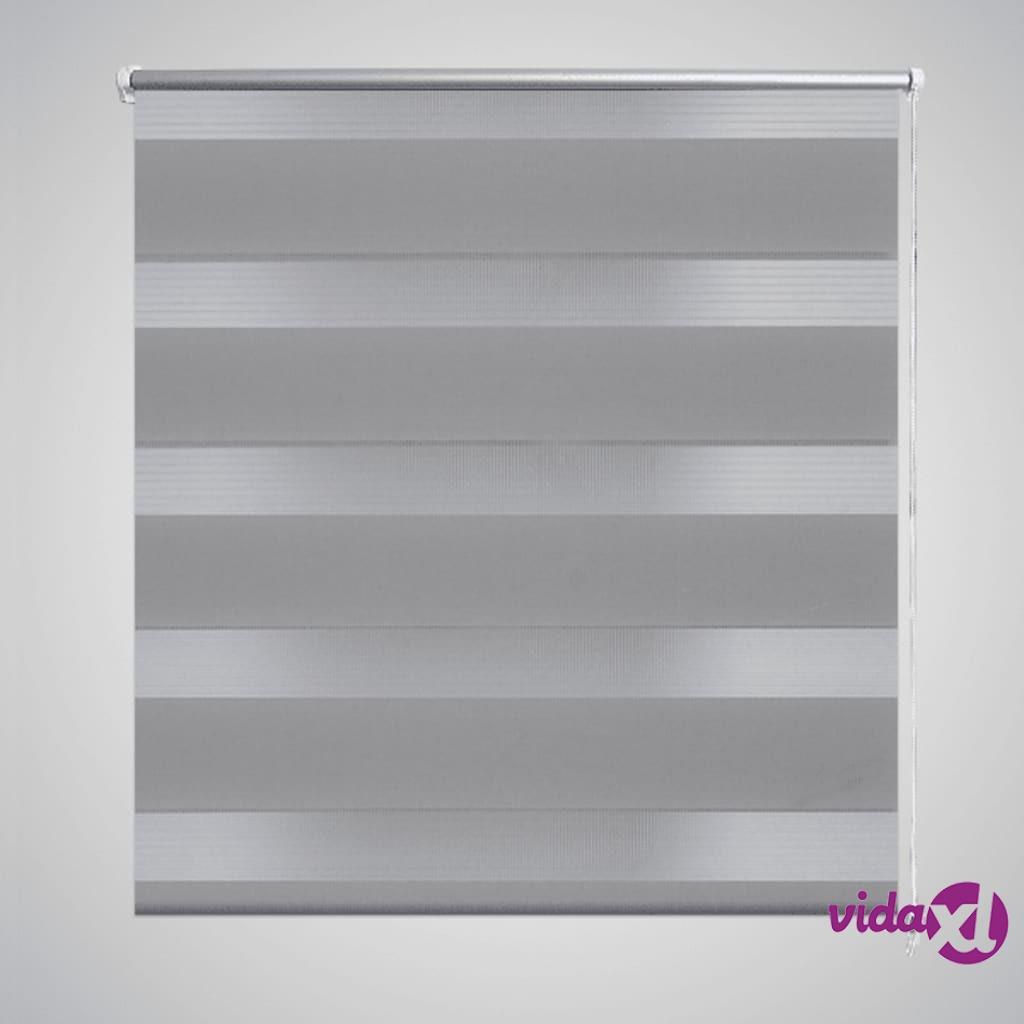 vidaXL Zebra blind 40 x 100 cm grey